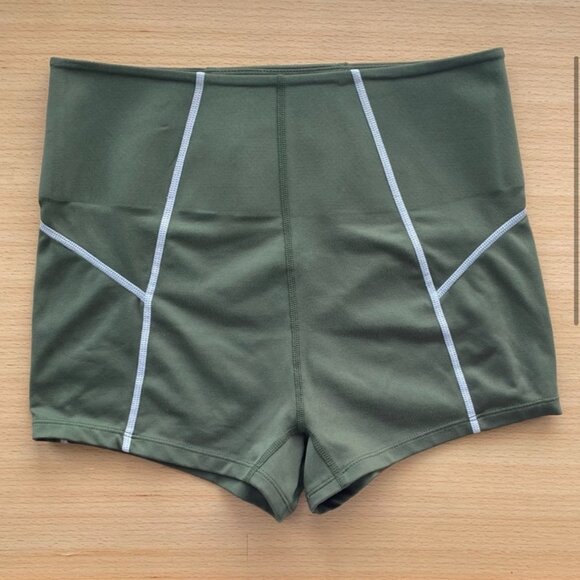 NWOT Free People Movement Youre A Peach Shorty Short Green Size S - Picture 7 of 7